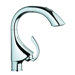 K4 One Handle Single Hole Pull-Out Bar Kitchen Faucet
