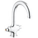 Bridgeford High Profile Dual Handle Single Hole Kitchen Faucet