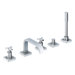 Allure Thermostatic Roman Tub Faucet with Personal Hand Shower