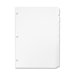 3-Ring 8-Tab Indexes, 3HP, 8-Tabs, 11"x8-1/2", White