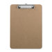 ClipboaRed,w/Flat Clip/Rubber Grips,9"x12-1/2",Brown