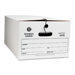 Storage Box, Legal, 15"x24"x10", Whitem, 12-Pack
