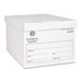 Storage Boxes, Letter/Legal, 12"x15"x10", White, 12-Pack