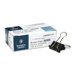 Binder Clip, Small, 3/4"W, 3/8" Capacity, Black