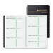 Recy 2PPW Wirebound Planner Refills, 2PPW, Journal Size, 5-1/2"x8-1/2", Black Cover, 2013