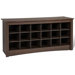 Sonoma Wood Cubbie Storage Bench
