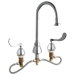 Concealed Double Handle Widespread Bathroom Faucet with Spray