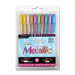 Gel Pen,Water/Fade Proof,1.0mm,Med. Line,10/PK,Metallic Ast.