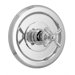 Hatteras 0.75" Thermostatic Mixing Faucet Shower Faucet Trim Only with Cross Handle