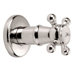 Classic 0.75" Wall Valve with Cross Handle (Plain)