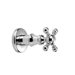 New Classic 3/2 Port Diverter Faucet Shower Faucet Trim Only with Cross Handle