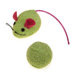 Knit Mouse and Rattle Ball Cat Toy (2 Pack)