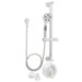 Caspian Hand-held Shower and Tub Combination with Shower Elbow and Diverter Tub Spout