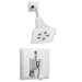 Rainier Polished Chrome Shower Combination with Diverter Valve