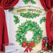 Merry Christmas Vinyl Holiday Mural Peel and Stick