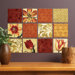 Tulip Medley Vinyl Wall Decals in Brown