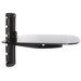 Single Shelf AV Component Wall Mount in Black