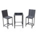 Wicker Bar Height Bistro Set
