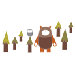 Piccolo Yuri the Bear Wall Sticker