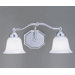 Trevi Two Light Bath Vanity with Bell Shade
