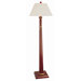 Bond One Light Floor Lamp in Cherry and Satin Brass