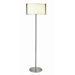 Apollo Three Light Floor Lamp in Polished Chrome
