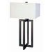 Gustavian One Light Table Lamp in Chrome