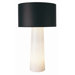 Luminous 1Twenty FiveW Two Light Table Lamp in Opal Glass