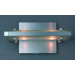 Plano Two Light Wall Sconce in Brushed Aluminum