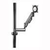 Height-Adjustable Dual Swing Arm Pole LCD Mount (Up to 30")