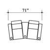 Diplomat Home Theater Lounger (Row of 2)