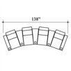 Diplomat Home Theater Lounger (Row of 4)