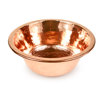 Plain Hammered Copper Round Bar Sink