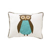 Owls Boudoir Pillow in Sky