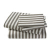 Ash Draper Stripe Queen Sheet Set