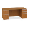 Milano 2 Double Pedestal Bow Front Desk