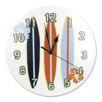 Surf's Up Wall Clock