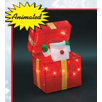 LB International Animated Snowman Gift Box Christmas Decoration