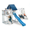 Congo Monkey Playsystem 1 with Swing Beam and Optional Accessories in White / Sand