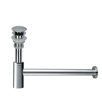 Push Button Umbrella Bathroom Sink Drain with P-Trap