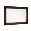 36" W x 24" H x 1.5" D Wood Frame Mirror in Espresso
