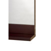 20" W x 32" H Wood Frame Mirror in Walnut