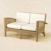 Trinidad Wicker Loveseat with Cushions