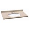 31" x 22" Solid Surface Vanity Top