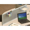 iFlex 17" H x 49" W Full Desk Privacy Panel