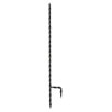 Black Wrought Iron Twist Stake