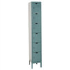 Premium Stock Lockers - Six Tiers - 1 Section (Assembled)