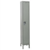 Maintenance-Free Quiet Stock Lockers - Single Tier - 1 Section (Unassembled)