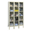 Safety-View Plus Stock Lockers - Five Tiers - 3 Sections (Assembled)