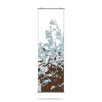 Foliage Slat Hanging Panel in Aqua - Center